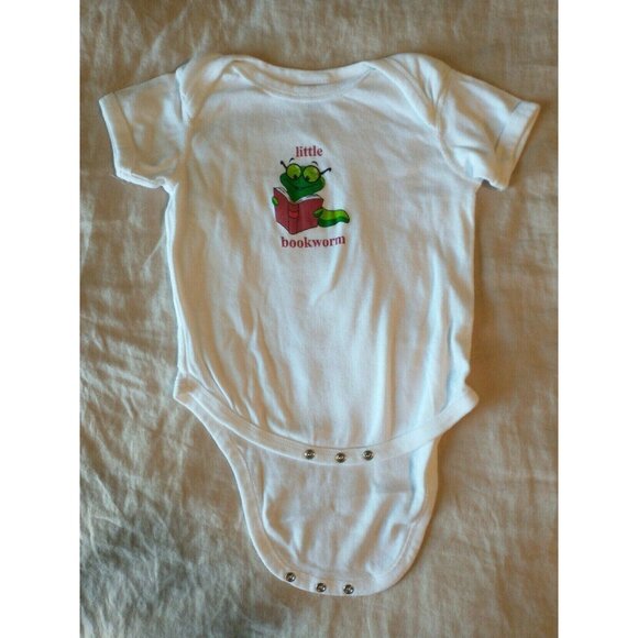 24 Mon Little Bookworm Onesie - Picture 1 of 2